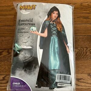 Emerald Sorceress Spirit Halloween size 8-10
